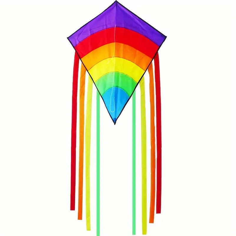Rainbow Trail Kite โ Colorful, Easy to Fly, Perfect for All Ages